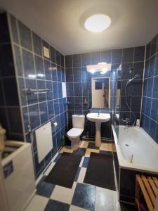 Ένα μπάνιο στο Mozaika Art Apartment PL LT EN +22 φωτογραφίες