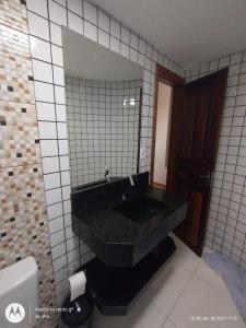 Et badeværelse på Pousada do Rm
