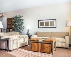 a living room with two couches and a table at Bluegreen Vacations Cibola Vista Resort and Spa an Ascend Resort in Peoria