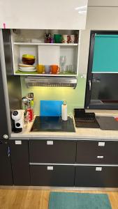 Η κουζίνα ή μικρή κουζίνα στο RELAX Cluj Apartment Terrace & City View