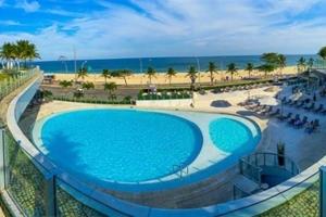 Pemandangan kolam renang di Hotel Nacional Rio de Janeiro atau berdekatan