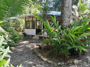 una piccola casa in mezzo a un giardino di Beachfront Apartment Punta uva a Punta Uva