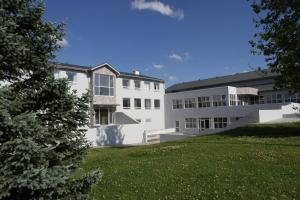 Byggingin sem hótelið er í
