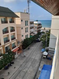 Nespecifikovaný výhled na moře nebo výhled na moře při pohledu z penzionu