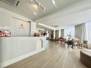 Χώρος καθιστικού στο Asimmy Hotel