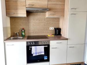 A kitchen or kitchenette at Donaufelder City Apartment