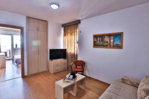 TV a/nebo společenská místnost v ubytování Villa Vanty