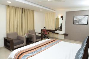 Posezení v ubytování Click Hotel Yuvraj