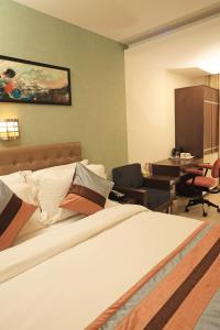 Posezení v ubytování Click Hotel Yuvraj