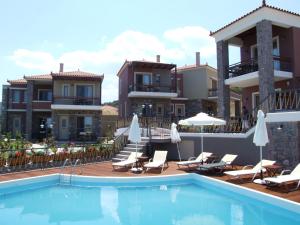 Πισίνα στο ή κοντά στο Meltemi Apartments