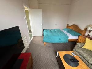 a small room with a bed and a couch at The“LITTLE BOLT”In Reading. in Earley