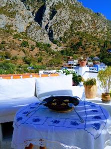 Nespecifikovaný výhled na hory nebo výhled na hory při pohledu z bed and breakfast