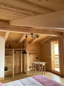 Posteľ alebo postele v izbe v ubytovaní Chalet neuf vue panoramique sur le MONT-BLANC