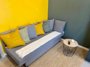 Χώρος καθιστικού στο Logement indépendant avec extérieur