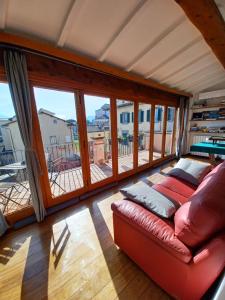 Istumisnurk majutusasutuses TERRAZZA COCCODE' spazioso con vista mozzafiato!