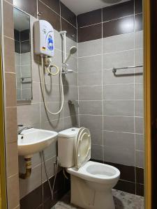 Koupelna v ubytování Hotel Rim Global Subang