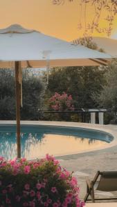 Bazén v ubytování Agriturismo La Valle Di Vico nebo v jeho okolí