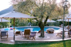 Bazén v ubytování Agriturismo La Valle Di Vico nebo v jeho okolí