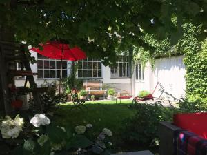 Garður fyrir utan Loft63 am Bodensee