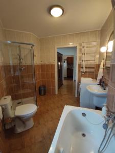 Kúpeľňa v ubytovaní Apartamenty Centrum