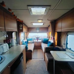 Istumisnurk majutusasutuses Kintyre Caravan