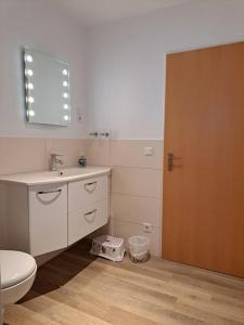 Koupelna v ubytování Ferienwohnung Rotkäppchen + 14 fotografií