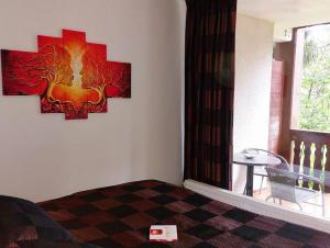 Postel nebo postele na pokoji v ubytování Ferienwohnung Rotkäppchen