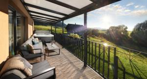 Posezení v ubytování Sky-House Jasná Apartments