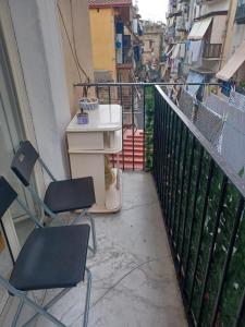 Balkón alebo terasa v ubytovaní B&B Appartamenti NAPOLI