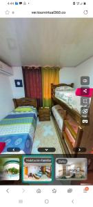 a room with two beds in a room at DONDE MATHY'S #1 Apto Turistico Sarie Bay in San Andrés
