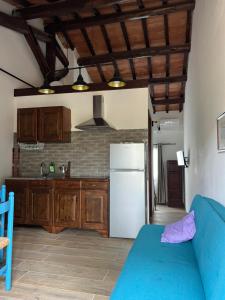 Kuchyň nebo kuchyňský kout v ubytování Agriturismo La Vergheria