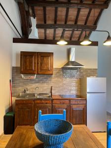 Kuchyň nebo kuchyňský kout v ubytování Agriturismo La Vergheria