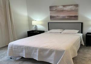 Un pat sau paturi într-o cameră la Two Bed Apartment In Mid West
