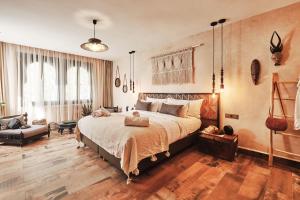 Letto o letti in una camera di Dar Jasmine