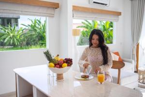 Jídlo v vily nebo okolí