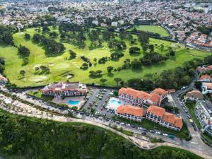 an aerial view of a resort with a parking lot at Mer et Golf in Anglet