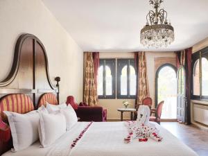 Letto o letti in una camera di Dar Jasmine