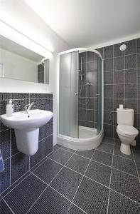 Koupelna v ubytování HOTEL RAJSKY