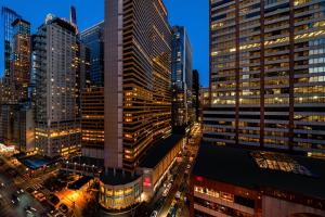 Nespecifikovaný výhled na destinaci New York nebo výhled na město při pohledu z hotelu