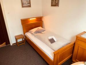 Postel nebo postele na pokoji v ubytování Haus Heidetal