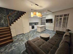 Η κουζίνα ή μικρή κουζίνα στο Namukas Karklėje