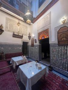 Area soggiorno di Riad dar Kirami