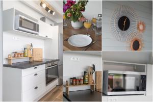 A kitchen or kitchenette at Bungalow Ti Coco