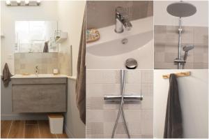 A bathroom at Bungalow Ti Coco