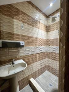 Et badeværelse på Casa de huéspedes