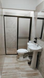 Kúpeľňa v ubytovaní Hostal El Mohan