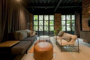 Posezení v ubytování Hotel Meridiano Lofts