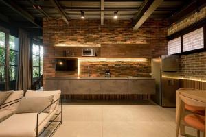 Posezení v ubytování Hotel Meridiano Lofts