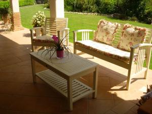 Posezení v ubytování B&B Il Cantico