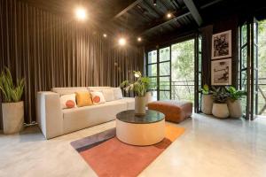 Posezení v ubytování Hotel Meridiano Lofts